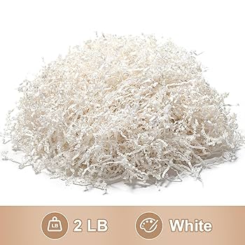Amazon.com: Wowxyz 2 LB Crinkle Cut Paper Shred White